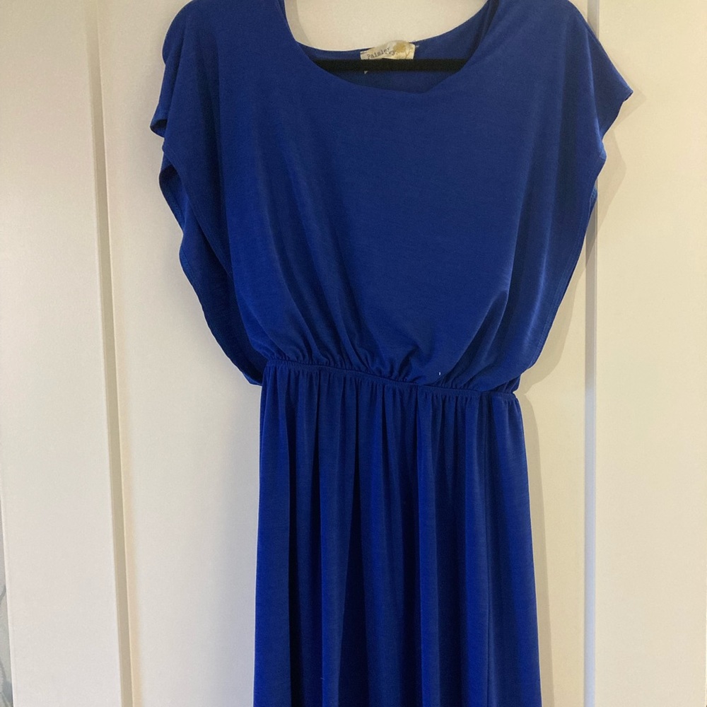 Silky, royal blue